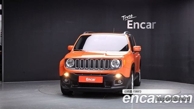 JEEP RENEGADE 2015 — 119 664 км, оранжевый, Корея — под ключ — фото 3