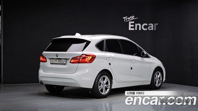 BMW 2 SERIES ACTIVE TOURER 2017 — 86 166 км, белый, Корея — под ключ — фото 2