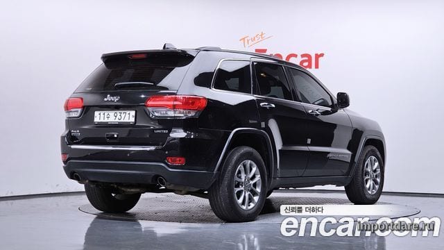 JEEP GRAND CHEROKEE 2015 — 125 663 км, чёрный, Корея — под ключ — фото 2