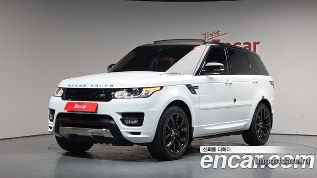 LAND ROVER RANGE ROVER SPORT 2016 — 159 194 км, белый, Корея — под ключ — фото 1