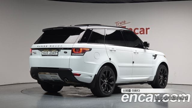 LAND ROVER RANGE ROVER SPORT 2016 — 159 194 км, белый, Корея — под ключ — фото 2