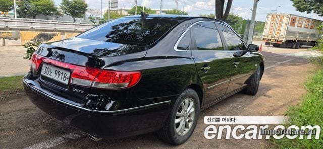 HYUNDAI GRANDEUR NEW LUXURY 2009 — 224 851 км, чёрный, Корея — под ключ — фото 4