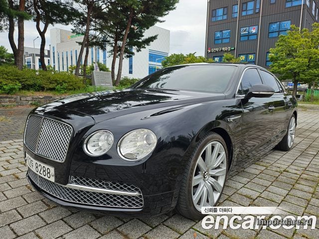 BENTLEY FLYING SPUR 2015 — 97 065 км, чёрный, Корея — под ключ — фото 3