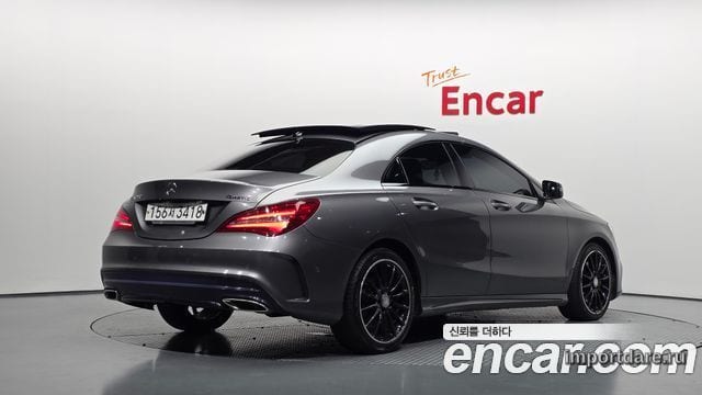 MERCEDES-BENZ CLA-CLASS C117 2017 — 88 621 км, серебристо-серый, Корея — под ключ — фото 2