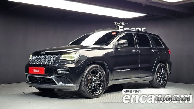 JEEP GRAND CHEROKEE 2016 — 175 504 км, чёрный, Корея — под ключ — фото 1