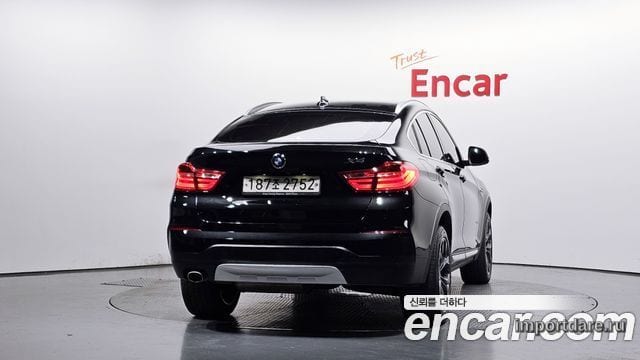 BMW X4 2015 — 162 331 км, чёрный, Корея — под ключ — фото 4