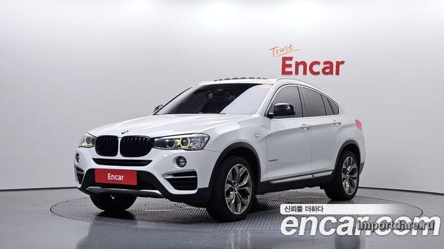 BMW X4 2017 — 343 229 км, белый, Корея — под ключ — фото 1