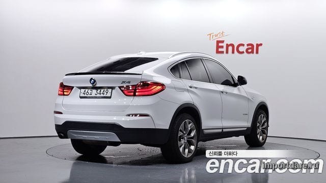 BMW X4 2017 — 343 229 км, белый, Корея — под ключ — фото 2