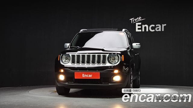 JEEP RENEGADE 2016 — 70 193 км, чёрный, Корея — под ключ — фото 3