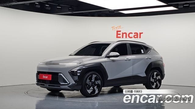 HYUNDAI KONA 2023 — 35 222 км, серебристо-серый, Корея — под ключ — фото 1