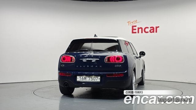 MINI COOPER CLUBMAN 2018 — 72 059 км, синий, Корея — под ключ — фото 4