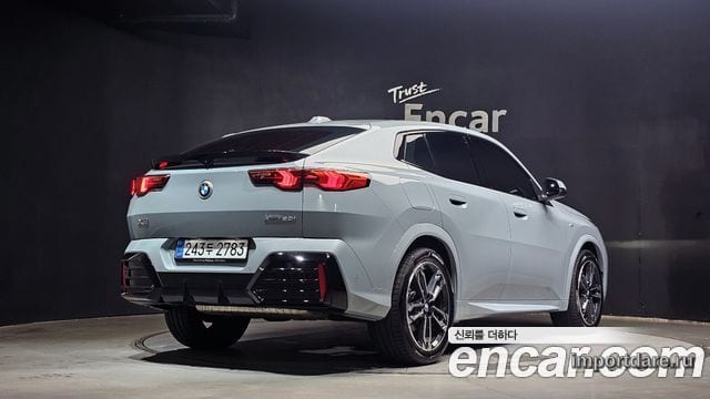 BMW X2 2025 — 9 317 км, серебристо-серый, Корея — под ключ — фото 2
