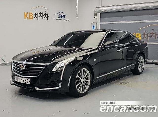 CADILLAC CT6 2018 — 224 697 км, чёрный, Корея — под ключ — фото 4
