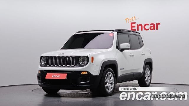 JEEP RENEGADE 2017 — 74 479 км, белый, Корея — под ключ — фото 1