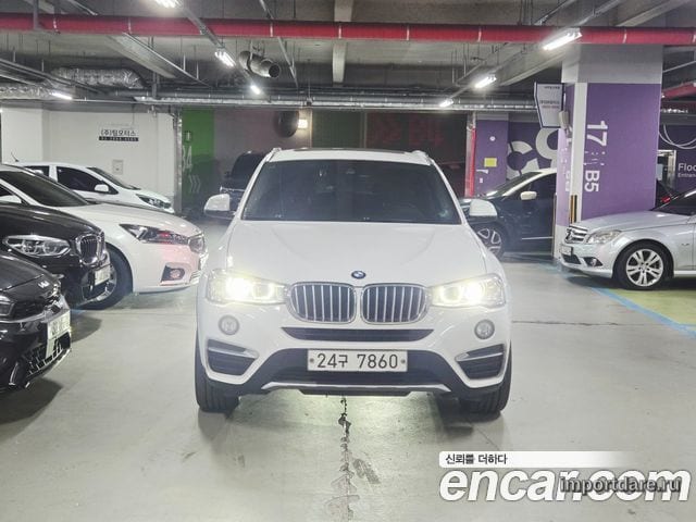 BMW X4 2015 — 136 040 км, белый, Корея — под ключ — фото 1