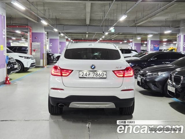 BMW X4 2015 — 136 040 км, белый, Корея — под ключ — фото 2