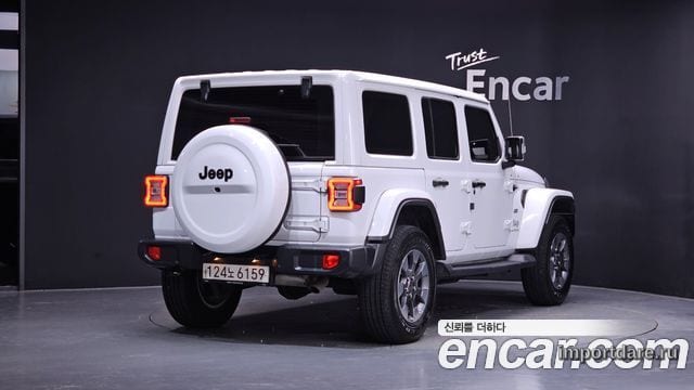 JEEP WRANGLER 2019 — 131 636 км, белый, Корея — под ключ — фото 2
