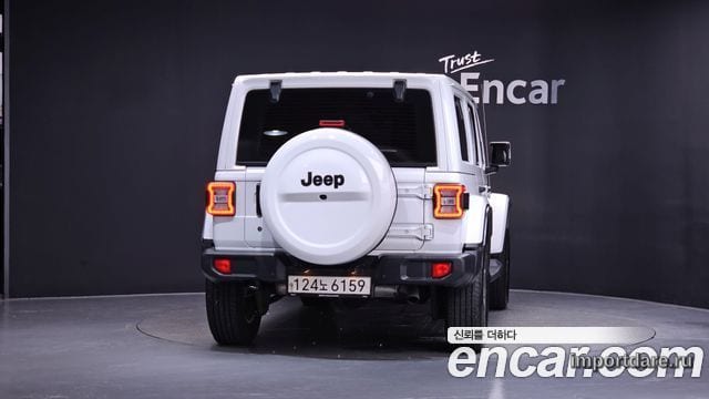 JEEP WRANGLER 2019 — 131 636 км, белый, Корея — под ключ — фото 4