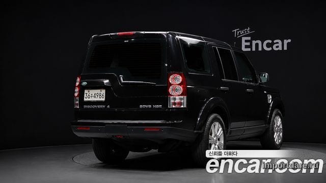 LAND ROVER DISCOVERY 4 2013 — 197 355 км, чёрный, Корея — под ключ — фото 2