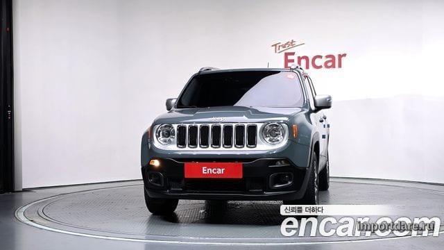 JEEP RENEGADE 2017 — 131 228 км, серебристый, Корея — под ключ — фото 3