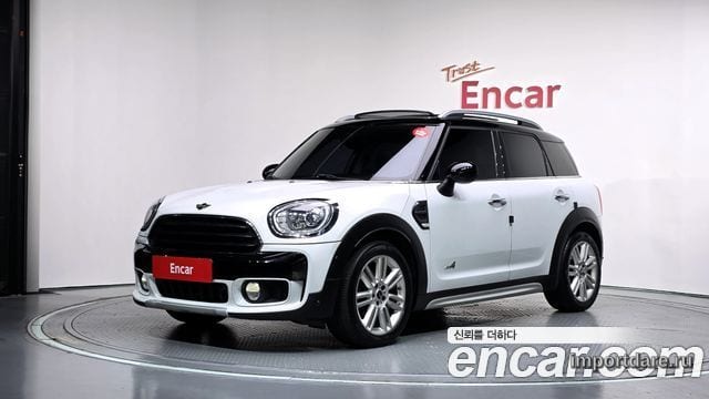 MINI COOPER D COUNTRYMAN 2018 — 168 593 км, белый, Корея — под ключ — фото 1