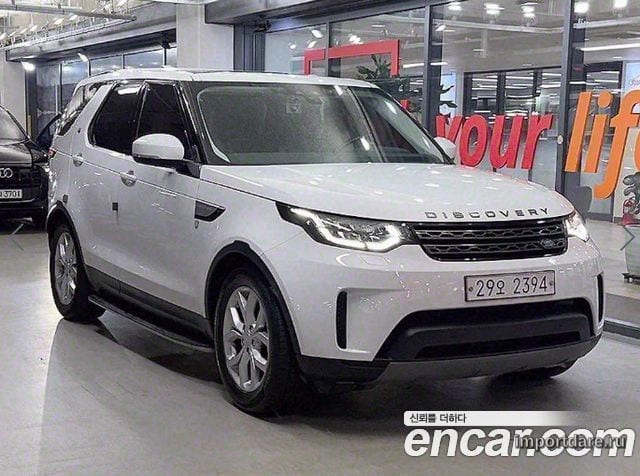 LAND ROVER DISCOVERY 5 2018 — 149 194 км, белый, Корея — под ключ — фото 1