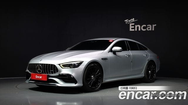 MERCEDES-BENZ AMG GT 2019 — 109 283 км, серебристый, Корея — под ключ — фото 1