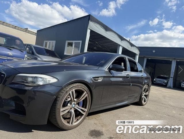 BMW M5 2013 — 186 146 км, серебристо-серый, Корея — под ключ — фото 2