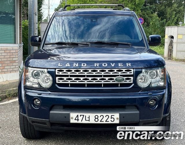 LAND ROVER DISCOVERY 4 2012 — 187 000 км, синий, Корея — под ключ — фото 3