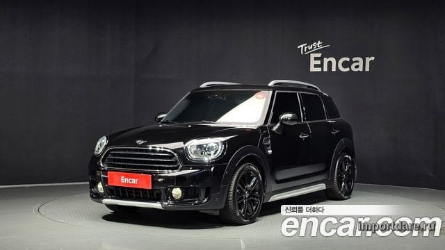 MINI COOPER COUNTRYMAN 2019 — 100 898 км, чёрный, Корея — под ключ — фото 1