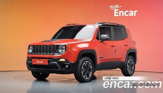 JEEP RENEGADE 2018 — 68 335 км, красный, Корея — под ключ — фото 2