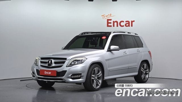 MERCEDES-BENZ GLK-CLASS X204 2013 — 245 823 км, серебристый, Корея — под ключ — фото 1