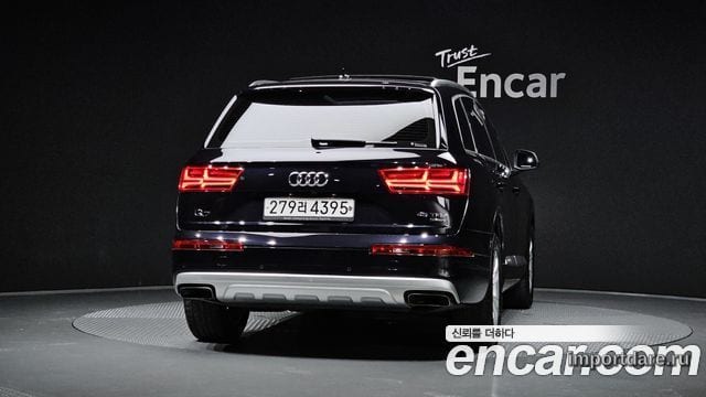 AUDI Q7 2019 — 167 599 км, чёрный, Корея — под ключ — фото 4