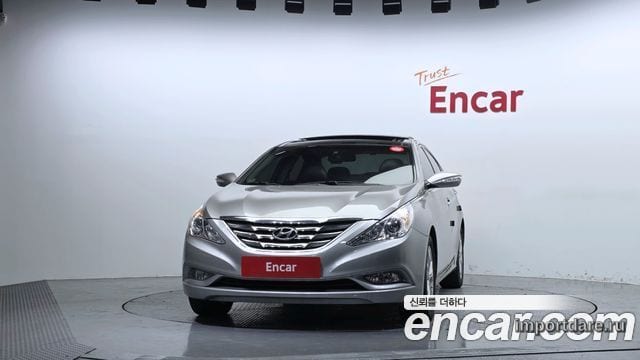 HYUNDAI SONATA 2010 — 132 756 км, серебристо-серый, Корея — под ключ — фото 3