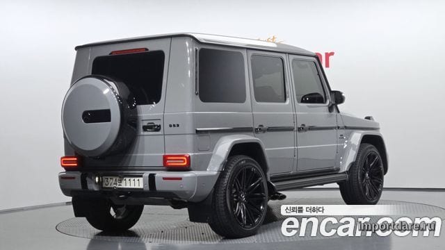 MERCEDES-BENZ G-CLASS W463 2013 — 143 876 км, серебристо-серый, Корея — под ключ — фото 1