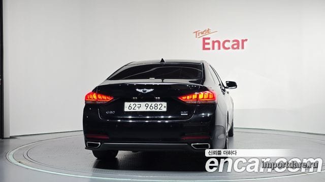 HYUNDAI GENESIS DH 2015 — 183 012 км, чёрный, Корея — под ключ — фото 4