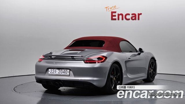 PORSCHE BOXSTER 2016 — 56 876 км, серебристо-серый, Корея — под ключ — фото 2