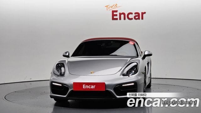 PORSCHE BOXSTER 2016 — 56 876 км, серебристо-серый, Корея — под ключ — фото 3