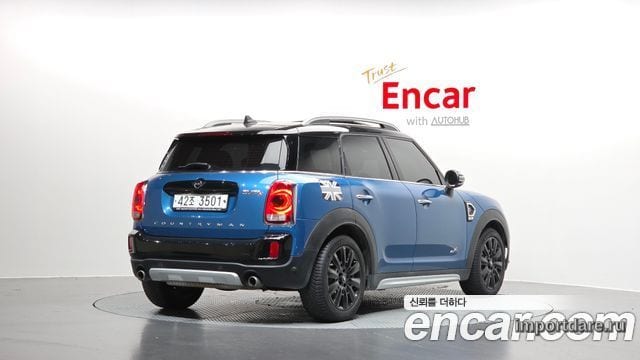 MINI COOPER S COUNTRYMAN 2019 — 47 321 км, синий, Корея — под ключ — фото 1