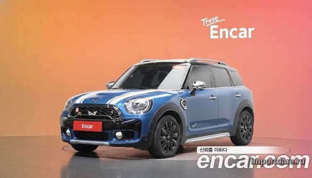 MINI COOPER S COUNTRYMAN 2019 — 47 321 км, синий, Корея — под ключ — фото 2