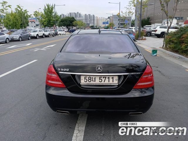 MERCEDES-BENZ S-CLASS W221 2010 — 258 027 км, чёрный, Корея — под ключ — фото 3