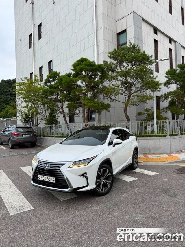LEXUS RX450H 2017 — 140 000 км, белый, Корея — под ключ — фото 2