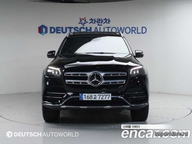 MERCEDES-BENZ GLS-CLASS X167 2020 — 137 737 км, чёрный, Корея — под ключ — фото 3