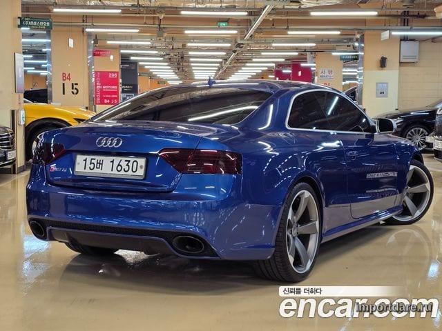 AUDI RS5 2014 — 72 300 км, синий, Корея — под ключ — фото 2