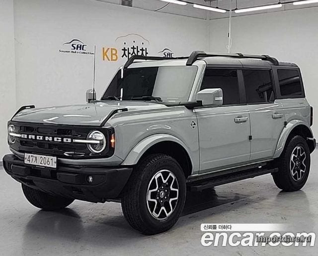 FORD BRONCO 2023 — 38 600 км, серебристо-серый, Корея — под ключ — фото 1