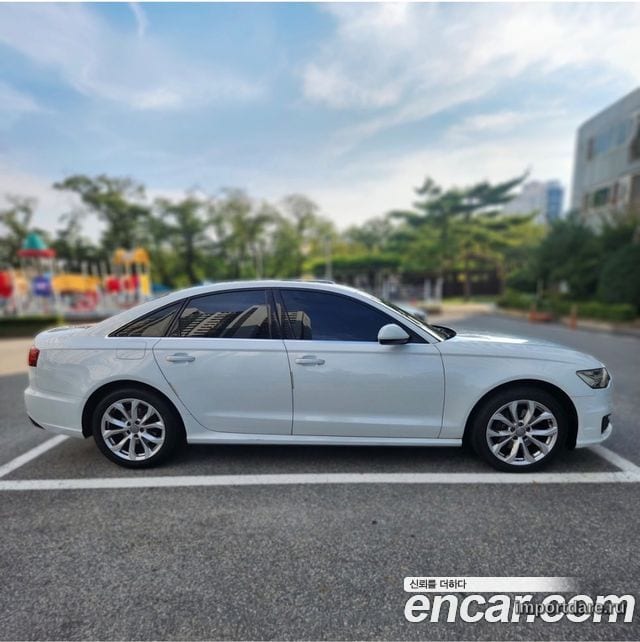 AUDI A6 2016 — 169 000 км, белый, Корея — под ключ — фото 2