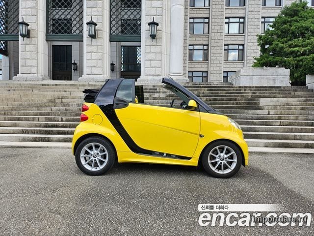 SMART FORTWO CABRIO 2014 — 75 085 км, жёлтый, Корея — под ключ — фото 4