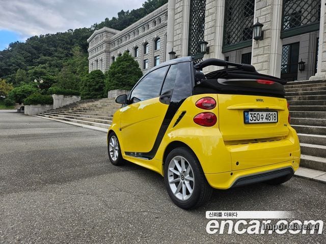 SMART FORTWO CABRIO 2014 — 75 085 км, жёлтый, Корея — под ключ — фото 5