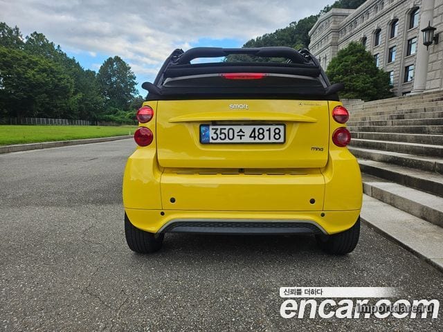 SMART FORTWO CABRIO 2014 — 75 085 км, жёлтый, Корея — под ключ — фото 6