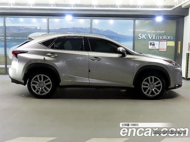 LEXUS NX300H 2015 — 92 761 км, серый, Корея — под ключ — фото 3